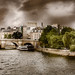 Le mauvais temps arrive sur Paris et l'île de la Cité